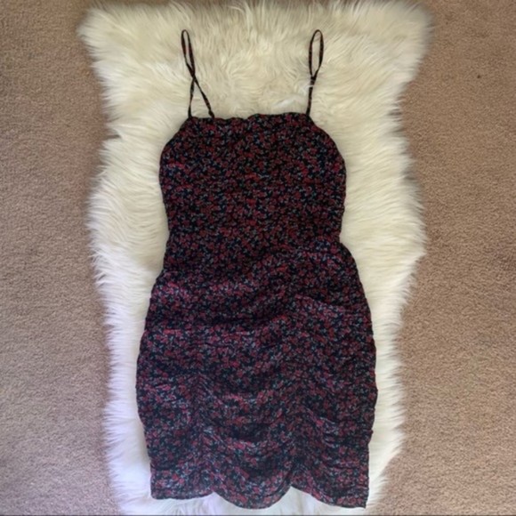 Reformation Wyatt Mabel Floral Sleeveless Mini Lined Dress Size 2 - Picture 6 of 9